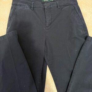 LAUREN Ladies Navy Trousers Navy Sz 12P